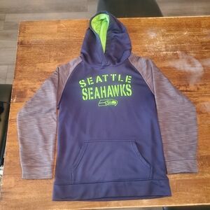 Seattle Seahawks Blue and Gray Hoodie